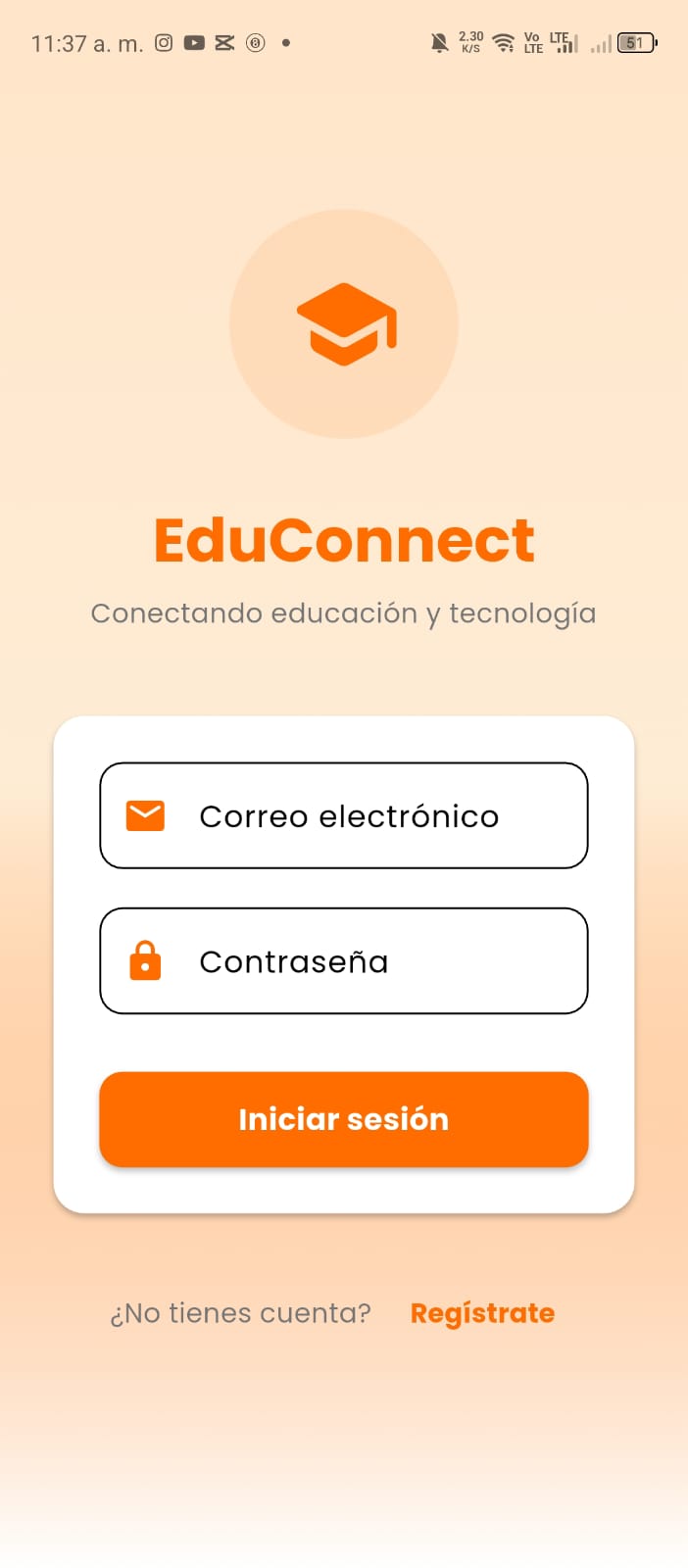 Pantalla de inicio - Tema claro